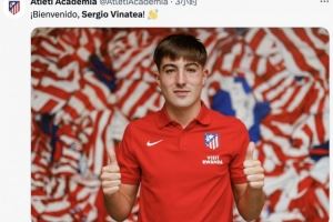 马竞官方：签下18岁黄潜前锋维纳特亚，合同3年&先效力C队