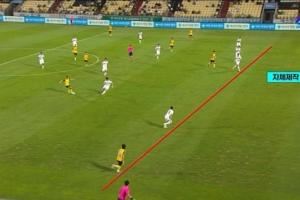 😰K2联赛出现VAR离谱越位判罚，韩国足协承认因摄像机问题误判