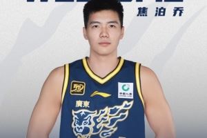 焦泊乔：由衷感谢龙狮的信任和培养 非常荣幸可以成为广东的一员